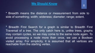 Presentation on Breadth First Search (BFS) | PPTX