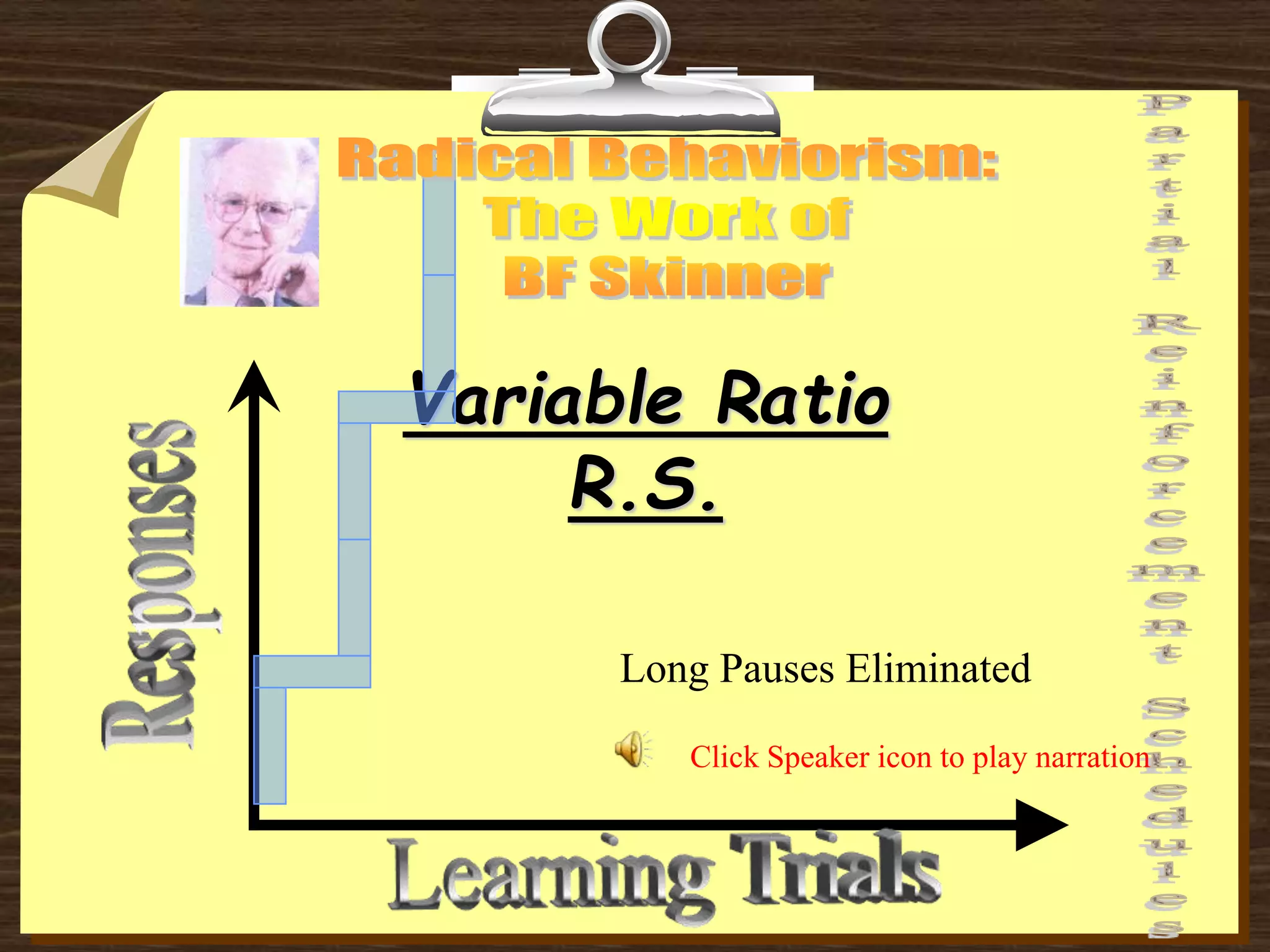 Variable Ratio
R.S.
Long Pauses Eliminated
Click Speaker icon to play narration
 