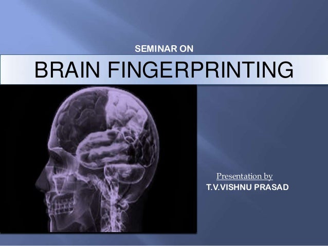 brain fingerprinting ppt