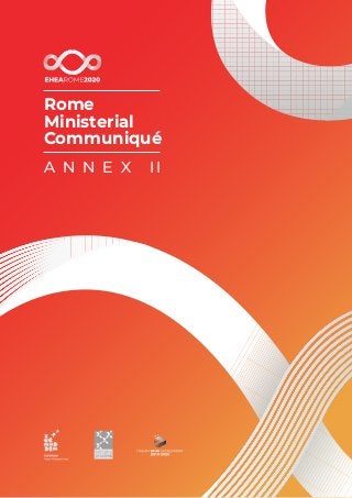 Rome
Ministerial
Communiqué
A N N E X II
 