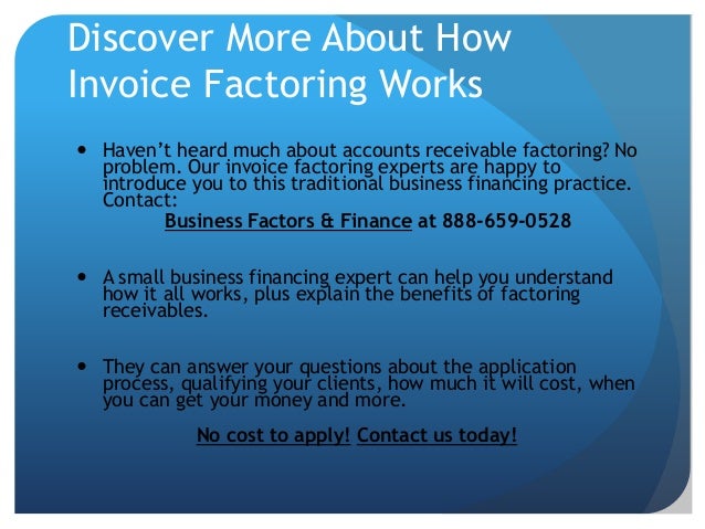 invoice factoring example invoice factoring example