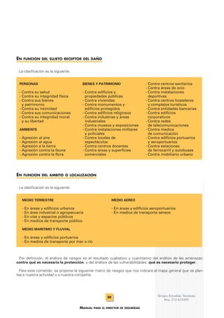 Manual del director de seguridad | PDF