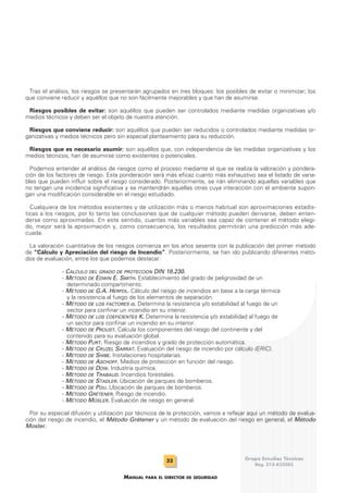 Manual del director de seguridad | PDF