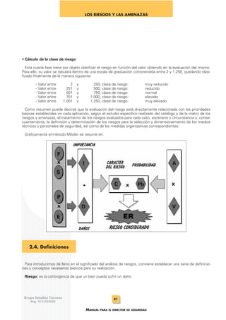 Manual del director de seguridad | PDF