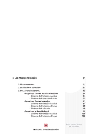 Manual del director de seguridad | PDF