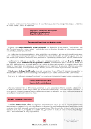 Manual del director de seguridad | PDF