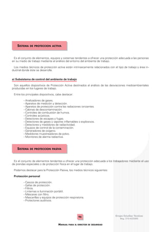 Manual del director de seguridad | PDF