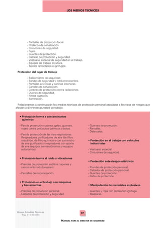 Manual del director de seguridad | PDF