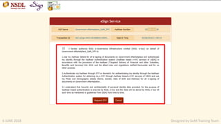 Designed by GeM Training Team6 JUNE 2018
 