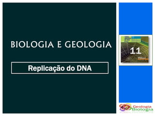BIOLOGIA E GEOLOGIA
                       11
   Replicação do DNA
 