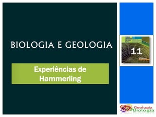 BIOLOGIA E GEOLOGIA
                      11
    Experiências de
     Hammerling
 