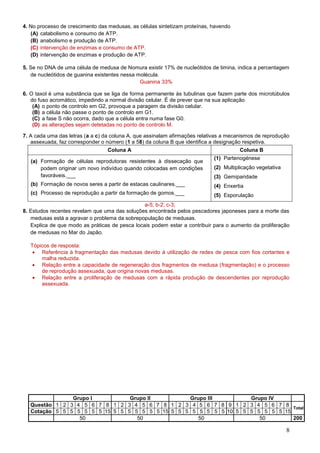 Teste avaliação Biologia Geologia 11º cc | PDF