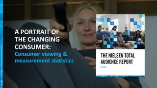 5
Copyright©2019TheNielsenCompany.Confidentialandproprietary.
A PORTRAIT OF
THE CHANGING
CONSUMER:
Consumer viewing &
measurement statistics
 