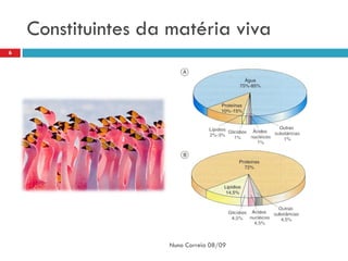 Constituintes da matéria viva
6




                    Nuno Correia 08/09
 
