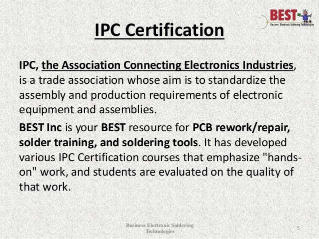BGA Rework Hand Soldering IPC Certification PPT BGA Rework Hand Soldering IPC Certification PPT