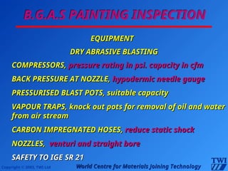 OIL AND GAS PAINTING INSPECTION Bgas-Paint-Tech.ppt
