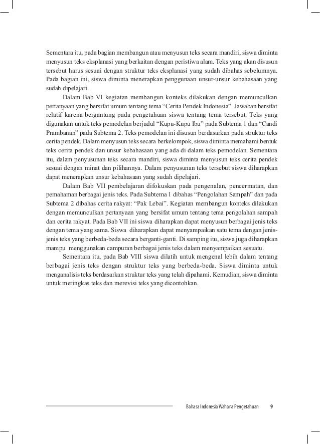 KURIKULUM 2013  BUKU GURU 7 BAHASA INDONESIA