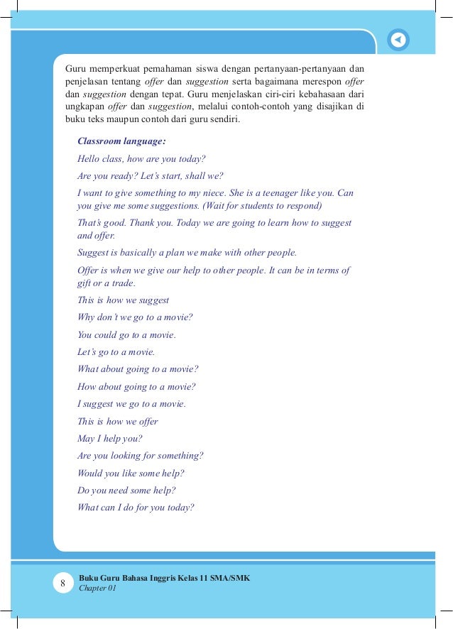 Buku Bahasa Inggris Kelas XI (Kurikulum 2013) Kemendikbud 