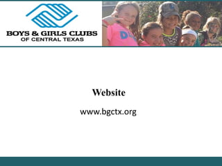 Website
www.bgctx.org
 