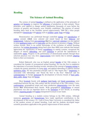 Bg english for animal science and aquaculture | PDF