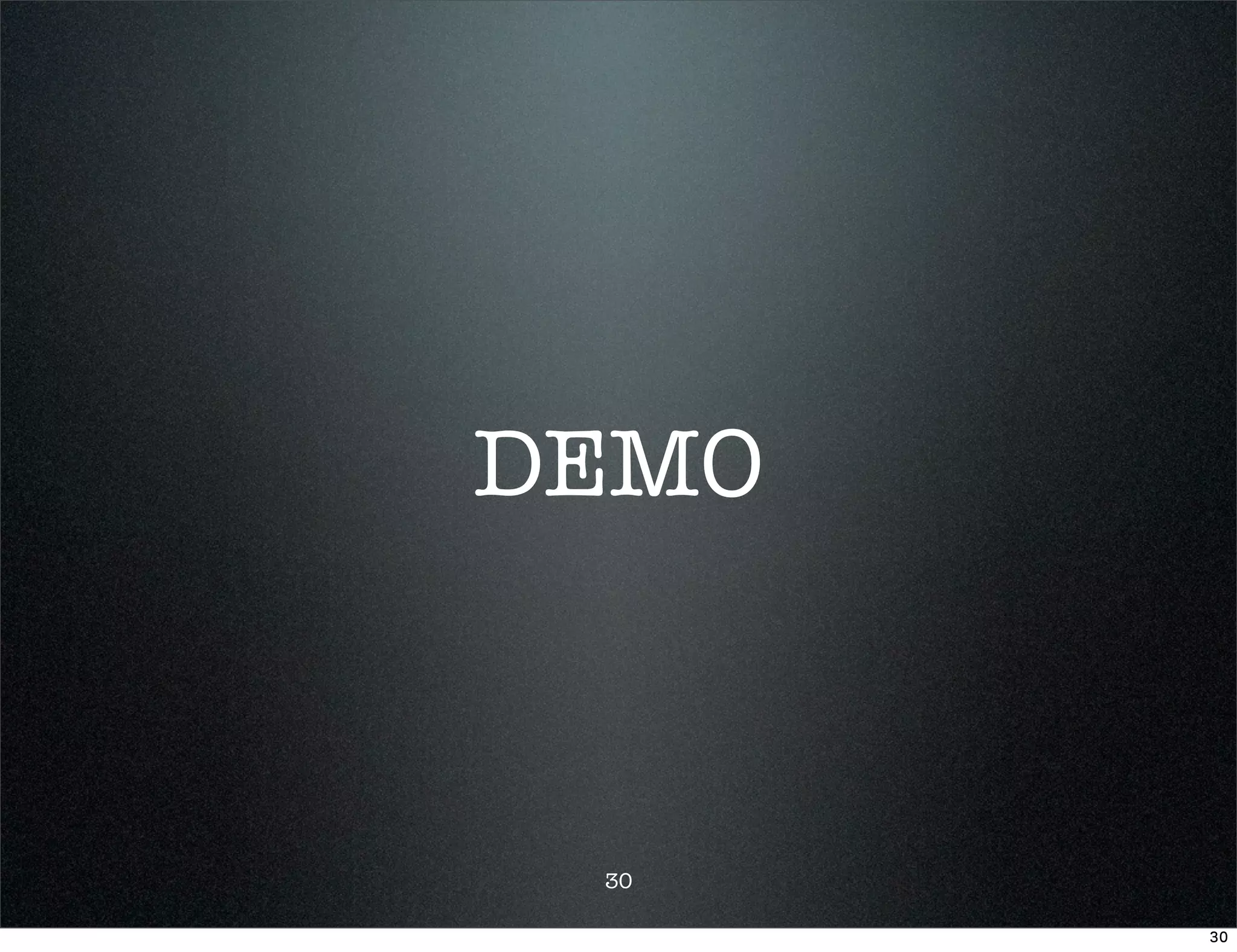 DEMO



 30
 