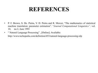 Assamese to English Statistical Machine Translation | PPT