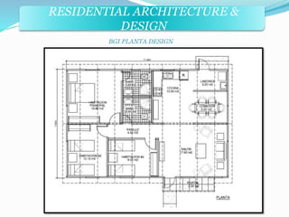 RESIDENTIAL ARCHITECTURE & 
DESIGN 
BGI PLANTA DESIGN 
 