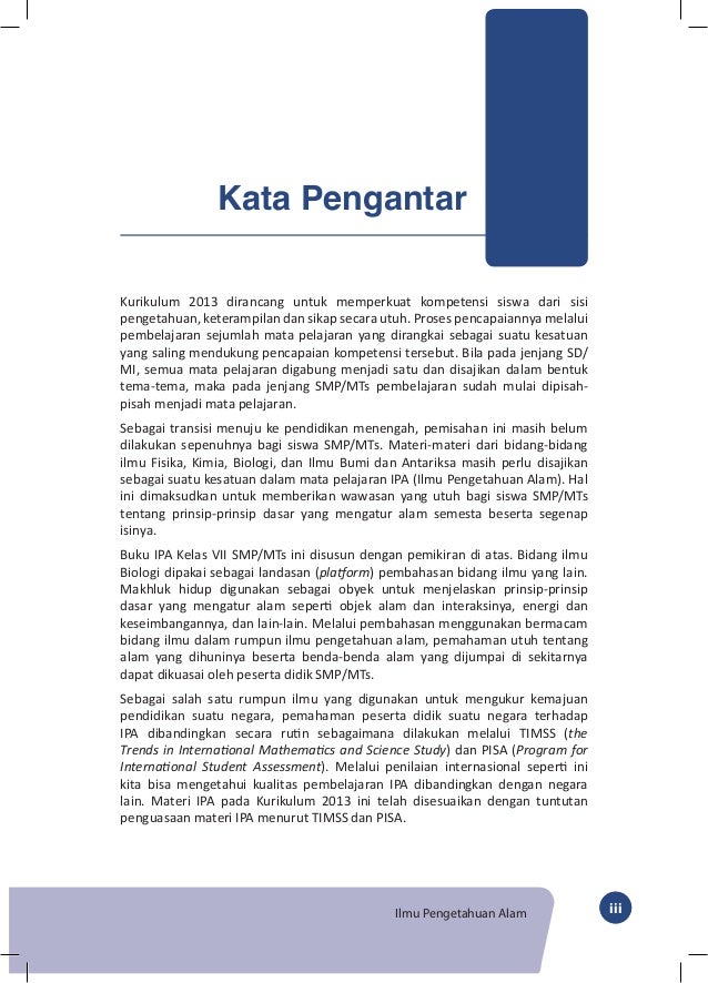 Buku ipa smp kelas 7 kurikulum 2013 Buku ipa smp kelas 7 kurikulum 2013