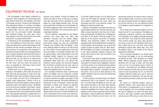 100 Guide to High-Performance Loudspeakers www.theabsolutesound.com
previous page NEXT page
EQUIPMENT review - KEF Blade
This soundstage is also largely unaffected by
frequency. Many speakers can convincingly place
high-pitched instruments, like triangles, at the back
of the stage; yet when it comes to low frequencies,
their perspective flattens. In contrast, the Blade’s
uniform dispersion allows all frequencies to partake
of spatial feats. And so, when these speakers
launch into the ever-useful Dvorák Serenades
from Bohemia [Praga], the string bass, which
often appears to be in the same plane as the other
instruments, is properly behind them.
As liberating as this soundstage stability is, it is
even more gratifying to know that when I change
listening locations the sound’s timbral balance and
dynamics will also remain unchanged. Most of us
have become so accustomed (and resigned) to
timbral and dynamic shifts as we change positions
that it is quite a revelation when the phenomenon is
absent. With the Blades, you can not only shimmy
along the sofa, you can stand up or walk around
the room—in my home I could even venture into
the next room—and the music still sounds the
way it is supposed to. That means more musical
enjoyment more of the time.
Another thing I can be absolutely sure of when
listening to the Blades is that notes will stop and
start when they are supposed to. Folks, this is big.
The ability to start, stop, and decay notes accurately
is a rare quality, yet one that is fundamental to
realistic sound reproduction. Pulling it off is an
attribute of only the finest speakers, since it calls for
tremendous driver and cabinet control. The Blades
do this as well as any speaker I have heard. A good
example of how note timing affects music occurs
on the second track of the aforementioned Dvorák
disc. This particular serenade is underpinned by a
series of repeated piano chords. They are not quite
staccato, more marcato. Through the Blades, the
chords start right on time, so the pace is unerring.
They also stop when they’re supposed to, which
allows for a brief respite between them. Yet even
as the pianist lifts his fingers from the keyboard, the
hall reverb triggered by each chord decays ever so
naturally into the ether. This is the way real music in
a real space behaves.
The low distortion responsible for the Blade’s
accurate note timing pays two other huge
dividends: resolution and low listener fatigue.
These qualities may not be directly related to
point-source design, but they are nonetheless
important and unfailing. With the Blades, I enter
every listening session knowing it can last as long
as I like without my ears getting tired. And once
the music begins, I am equally confident that I will
be hearing things I never heard before, even with
extremely familiar material. For instance, when
I spin “Here Comes the Sun” from the Beatles’
remastered Abbey Road CD, I can discern with
newfound clarity exactly how the group tweaked
the synthesizer programming for each verse of
“Sun, sun, sun, here we come.” And I can hear this
without the slightest strain; it’s just there.
As I’ve already mentioned, bass is another area
where the Blades dole out previously unheard
information. In this case, though, the revelations are
not due to resolution but rather, once again, to that
smooth power response. The uniform dispersion of
frequencies is why, for example, I heard new bass
information in Dexter even though my reference
speakers have excellent bass extension. The
Blades simply have a unique way of putting low
frequencies into the room. Further, the Blade’s lows
never overshadow the rest of the sonic spectrum.
My standard tests for this are the guitar and vocals
on the Nils Lofgren Acoustic Live CD. Both should
sound rich and sweet. But beware: If the bass is
even slightly overbearing the guitar veers into
plumpness and Nils’ voice becomes chesty. The
Blades do not fall into either trap.
Imaging, tonal balance, and detail resolution are
all admirable qualities, but I find that dynamics can
affect musical enjoyment more than any of them.
Here, as elsewhere, the Blades do not disappoint.
Just listen to the gentle ocean-like swells at the
opening of the second movement of Vaughan
Williams’ Sea Symphony [Telarc]. The Blades
beautifully track these subtle dynamic undulations.
Yet the speaker can be dramatic, too, as when Nils
Lofgren thumps his guitar body on “Blue Skies.”
With the Blades, the impact is immediate—thanks
to the same start/stop transient precision that
serves note timing so well—and as powerful as a
punch to the gut.
To this point I have taken an analytical approach
to the Blade’s performance, pointing out how well
they perform in specific sonic categories. However,
I would be remiss not to indicate that the speakers
also create a cohesive whole that captures each
recording’s distinct “gestalt.” This leads to another
thing that I can be sure of when listening to the
Blades: Whatever I play will sound like nothing else
in my collection.
Is there anything consistent about the Blade’s
performance that is not positive? Yes, there is
one. For all the bass the Blades put out, how well
they deliver that bass to the room, their transient
response in the low end, and how deep they go
without the slightest hint of stress, bass is the one
segment of the musical range that could be better.
Specifically, I wish for better pitch definition in the
deepest bass. Entrances are not fuzzy, but the
pitches lack authority. As a result, while it is easy to
hear the Blade’s bass, it is less of a cinch to follow
the notes of a bass line. Alas, no speaker is perfect;
but the fact that this is my only significant caveat
to the Blade’s overall excellence is a statement in
itself.
Put all these sonic attributes together and how
does it sound? In a word: glorious. The Blades are
captivating, surprising, soothing, and refreshing.
It is impossible not to eagerly anticipate spending
time with them. They reveal but never showboat.
Their rhythms sweep you along, their dynamics
can move or stun you, their resolution informs you,
their timbres enrich you, and their clarity makes
delineating musical lines child’s play. Truly, with
the Blades, taking in the entirety of the musical
experience is effortless.
From a practical standpoint you should know
that driving the Blades is not as undemanding
as listening to them. Their sensitivity is a modest
90dB. Without adequate oomph behind them,
dynamics will not snap or swell—and that saps
music of a lot of its emotional power. Indeed, at
one point I was listening to the Blades marveling
at how riveting the sound was and yet how utterly
cold the music was leaving me. So, out went the
175Wpc Goldmund stereo amp, and in went the
350W Goldmund monoblocks. And just like that,
the emotional connection awoke as if from a deep
sleep.
No review of a $30,000 speaker would be
complete without a few words about the price.
Thirty grand is unquestionably a lot of money for
a pair of speakers. Yet I am constantly amazed by
the rash of releases at or above this price point.
(If you’ve ever seen Jonathan Valin breathlessly
running around CES trying to cover them all, you
go to: Contents | Features | Bookshelf, Stand-Mount and Desktop | Floorstanding | Editors' Choice Awards
 