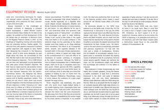 47 Guide to High-Performance Loudspeakers www.theabsolutesound.com
previous page NEXT page
EQUIPMENT review - Monitor Audio GX50
radial and cross-bracing techniques for rigidity
and reduced cabinet coloration. The grilles affix
magnetically, which preserves the clean, unbroken
visuals of the front baffle.
Always interested in the challenges an
engineer confronts in designing a coherent
hybrid loudspeaker, I asked Monitor Audio’s
technical director Dean Hartley for his take on the
subject. He pointed out that development of the
GX Series was an extension of Monitor’s work
on the flagship Platinum Series in 2007, so the
challenge of integrating moving coils and ribbons
was not unfamiliar territory. Hartley added, “It’s
still a bit tricky with passive crossovers to achieve
perfect alignment with regards to time. Rather
than designing the crossover in the frequency
domain, which is what some designers do (and
forget about the time), we concentrate on this
first. We then look to see if we can ensure there is
uniform frequency response…The C-CAM drivers
we use have very lightweight moving assemblies
that yield good overall transient response. We
then have to make sure we use powerful motors
and optimize the driver’s moving mass to yield
the best transient response from the electro-
mechanical section. We designed the ribbon
tweeter to go down lower than most by using a
special kind of flexible suspension system. This
means we can drive it lower down and ensure
that the integration with the mid/bass and also the
off-axis response is better. Crossing a 5.5 bass
driver over to a ribbon at 4–5kHz is not practical,
in our view. Of course, there is always going to be
a small difference in transient response since the
very low moving mass of the ribbon is impossible
to perfectly match to a dynamic driver.”
Sonically I have to say, with small reservations,
mission accomplished. The GX50 is a midrange-
dominant loudspeaker that shines brilliantly on
vocals, female especially as a cappella artist
Laurel Massé proved repeatedly [Feather and
Bone]. It relishes the delicacies of musical texture,
air, and bloom. It’s very effective for its size in
mid- and lower-level detail and dynamics with
an engaging sense of “being there”—an attribute
that encourages you want to keep listening.
Tonally it can sound a little polite in the upper
mids and there’s a bit of extra brilliance in the
sibilance range, but the openness of the ribbon
tweeter more than makes up for these relatively
minor colorations. The ribbon is, as I’d expected,
sweet, smooth, and superbly detailed in the
transient realm. In the case of piano reproduction,
it combines a sense of speed and edge detail
at the commencement of a note with little to no
impression of woolen overhang or smudging
at the note’s conclusion. Although the GX50 is
more a finesse loudspeaker than a headbanger’s
dream, that’s not to say it completely lacks low-
end punch; there’s genuine 60–70Hz capability
here, and perceivably a bit more further down. Its
small mid/bass driver is articulate and more than
capable of holding its own on tracks from the
Rutter Requiem [Reference Recordings], many
of which feature the undertow of a pipe organ
beneath the large chorus.
Driver integration was essentially very good
with only some minor height-related lobing in
my smaller listening room. Importantly there was
little sense of any “hare and turtle” discontinuity
between the ribbon and the cone transducers.
My take away from this is that they are somewhat
height sensitive, so establishing the correct height
for the small cabinet is important. In my smallish
room, the ideal was positioning them at ear level
to the listening position which means a stand
around 26 tall. Monitor Audio offers a 24-incher
for $495.
As previously alluded to, the GX50 tonal
balance is on the lighter side. A track like “All The
Roadrunning” is instructive in the way the GX50
captures the female voice more effectively than the
deeper male voice. This duet features Emmylou
Harris and Mark Knopfler, and it’s clear from the
outset that the reproduction of the barrel-chested
Knopfler’s vocal lacks the deeper resonances that
characterize his dark, throaty voice. Yet Harris’
vocal on the next verse is unwaveringly consistent
with previous experiences I’ve had with this
track and a variety of loudspeakers. Similarly
the full breadth of soundboard radiation from a
grand piano is somewhat truncated; the rippling
waves of ambience that fill a symphony hall and
reside around specific images and sections are
there, but the foundational weight that defines
the soundstage and extends it to the rafters is
reduced.
Bass extension is where compromises are most
keenly felt in smaller speakers. Giving the listener
a healthy impression of bass from a diminutive
transducer is the stock and trade of talented
engineers. And with only minor reservations,
Monitor Audio effectively walks the GX50 along this
fine line. Most of us are aware that the full weight of
an orchestra requires either really large drivers or a
whole bunch of smaller ones. Beyond the stout but
small mid/bass cone, the GX50 has only its port to
rely on, and there are moments when its upper-bass
emphasis can be both a good and a not-so-good
thing. It can effectively convey the beat and drive of
a rock rhythm section or a bass-viol ostinato, but,
especially at higher volumes, it can also sound a bit
labored and one-note in character. To be fair, this is
the way it is with almost all small compacts. Monitor
Audio has struck a fair balance.
The Monitor Audio GX50 was very much
at home in my small room. Bear in mind that
at under a foot in height it does have ultimate
SPL limitations, so don’t expect it to fill an
auditorium. However, taken on its own terms, the
GX50 is beguiling in its strengths and serious in
its intentions, and with that ribbon tweeter adds
a distinctively sweet flavor to the under-$2k
category of loudspeakers.
go to: Contents | Features | Bookshelf, Stand-Mount and Desktop | Floorstanding | Editors' Choice Awards
Type: Two way bass-reflex compact
Drivers: C-CAM ribbon tweeter, 5.5 mid/bass
Frequency response: 55Hz–60kHz
Impedance: 8 ohms
Sensitivity: 86dB
Dimensions: 11.75 x 6.75 x 10.4
Weight: 16.5 lbs.
Price: $1795
Kevro International
902 McKay Road, Suite 4
Pickering, Ontario, L1W 3X8
(905) 428-2800
monitoraudiousa.com
CLICK HERE TO COMMENT at www.theabsolutesound.com
SPECS  PRICING
 