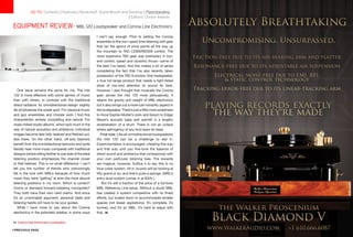 83 Guide to High-Performance Loudspeakers www.theabsolutesound.com
previous page NEXT page
EQUIPMENT review- MBL 120 Loudspeaker and Corona Line Electronics
One issue remains the same for me. The mbl
120 is more effective with some genres of music
than with others. In contrast with the traditional
direct-radiators its omnidirectional-design slightly
de-emphasizes the sweet spot. For classical music
and jazz ensembles and chorale work I find this
characteristic entirely compelling and natural. For
close-miked studio albums, which lack much in the
way of natural acoustics and ambience, individual
images become less fully realized and fleshed out,
less there. On the other hand, off-axis listeners
benefit from the omnidirectional behavior and quite
literally hear more music compared with traditional
designs (where sitting farther to one side of the ideal
listening position emphasizes the channel closer
to that listener). This is no small difference. I can’t
tell you the number of friends who unknowingly
fell in the love with MBLs because of how much
music they were “getting” at even the most absurd
listening positions in my room. Which is correct?
Omnis or standard forward-radiating monopoles?
They both have their own valid claims. And since
it’s an unwinnable argument, personal taste and
listening habits will have to be your guides.
While I have more to say about the Corona
electronics in the extended sidebar, in some ways
I can’t say enough. Prior to adding the Corona
ensemble to the mix I spent time listening with gear
that ran the gamut of price points all the way up
the mountain to TAD C2000/M2500 combo. The
more expensive TAD gear was exemplary in low-
end control, speed and dynamic thrust—some of
the best I’ve heard. And this makes a lot of sense
considering the fact that I’ve also recently taken
possession of the TAD Evolution One loudspeaker,
a true full-range product that needs a tight-fisted
dose of low-end attention to sound its best.
However, I also thought that musically the Corona
gear serves the mbl 120 more persuasively. It
retains the gravity and weight of MBL electronics
but it also brings out a more lush romantic aspect in
the loudspeaker. There’s just a little more sweetness
to Anne Sophie-Mutter’s violin and bloom to Edgar
Meyer’s acoustic bass and warmth in a lengthy
reverberation of a drum. There is not an octave
where astringency of any kind rears its head.
Final note: Like all omnidirectional loudspeakers
the mbl 120 can be a challenge to dial in.
Experimentation is encouraged: cheating this way
and that way until you fine-tune the balance of
direct sound and ambience that corresponds with
your own particular listening bias. The rewards
are magical, however. Suffice it to say this is no
blue-collar system. All in, buyers will be looking at
fifty grand or so, and that’s quite a splurge. (MBL’s
entry-level system comes in at $32k.)
But it’s still a fraction of the price of a full-bore
MBL Reference Line setup. Without a doubt MBL
has created a system competitive with its finest
efforts, but scaled down to accommodate smaller
spaces (not lesser aspirations). It’s complete, it’s
turnkey, and it’s an MBL. It’s hard to argue with
that.
go to: Contents | Features | Bookshelf, Stand-Mount and Desktop | Floorstanding
| Editors' Choice Awards
 