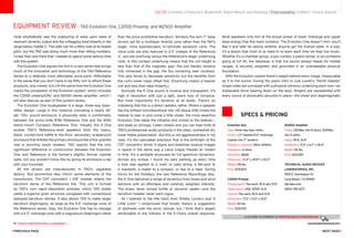 95 Guide to High-Performance Loudspeakers www.theabsolutesound.com
previous page NEXT page
EQUIPMENT review - TAD Evolution One, C2000 Preamp, and M2500 Amplifier
most emphatically was the outpouring of wave upon wave of
resonant dynamic output and the unflagging tonal linearity in the
range below middle C. The cello can hit a 65Hz note at its lowest
pitch, but the TAD was doing much more than hitting numbers.
I knew then and there that I needed to spend some serious time
with this system.
The Evolution One signals the first in a new series that brings
much of the innovation and technology of the TAD Reference
Series to a relatively more affordable price point. (Affordable
in the sense that you don’t have to be filthy rich to afford these
products, only merely rich.) At the same time the Evolution One
marks the completion of the Evolution system, which includes
the C2000 preamp/DAC and M2500 stereo amplifier, which I
will also discuss as part of this system review.
The Evolution One loudspeaker is a large, three-way bass-
reflex design. Large in this instance connoting a nearly 46
tall, 100+ pound enclosure. It physically slots in comfortably
between the sumo-wide $78k Reference One and the $42k
stand-mount Compact Reference One. Visually the E-One
evokes TAD’s Reference-level speakers from the heavy,
black, curved front baffle to the thick, secondary wraparound
enclosure that enfolds the primary enclosure like a fine-grained
vise in stunning wood veneers. TAD reports that the only
significant difference in construction between the Evolution
One and Reference is the former’s slightly thinner cabinet
walls, but you wouldn’t know this by giving its enclosure a rap
with your knuckles.
All the drivers are manufactured in TAD’s Japanese
factory. But economics also inform some elements of the
transducers. The CST coincident 1 3/8 tweeter retains the
beryllium dome of the Reference line. This unit is formed
by TAD’s own vapor-deposition process, which TAD states
yields a superior grain structure compared with conventional
stamped beryllium domes. It also allows TAD to make larger
beryllium diaphragms, as large as the 6.5 midrange cone of
the Reference series. Alas, the Evolution One has to manage
with a 5.5 midrange cone with a magnesium diaphragm rather
than the price-prohibitive beryllium. Similarly the twin 7 bass
drivers opt for a multilayer Aramid cone rather than the Ref’s
larger, more sophisticated, tri-laminate sandwich cone. The
voice coils are also reduced to 2.5 instead of the Reference
4, and are overhung versus the Reference’s larger underhung
coils. In this context underhung means that the coil height is
less than that of the magnetic gap—the coil literally remains
fully immersed in the gap, the flux remaining near constant.
This also tends to decrease sensitivity but the benefits from
the coil’s lower mass offset this. (Overhung means a heavier
coil and less than ideal linearity.)
Sonically the E-One sound is incisive and transparent. It’s
high in resolution with just a light, warm kiss of romance.
But most importantly it’s dynamic at all levels. There’s no
mistaking that this is a direct radiator, either. Where a speaker
like the brilliant omnidirectional mbl 120 (Issue 228) invites the
listener to lean in and come a little closer, the more assertive
Evolution One takes the initiative and comes to the listener—
and does so strongly. Listen closely and you can hear hints of
TAD’s professional-audio products in the clean, somewhat dry
lower treble presentation. But this is not aggressiveness in my
view; it’s the calculated precision that is the birthright of the
CST concentric driver. It aligns and stabilizes musical images
in space in the same way a Leica crisply freezes an instant
in time. It’s a veritable showcase for full-spectrum dynamics.
Across any octave, I found my ears perking up every time
a bow was applied to a violin or cello string, a flat-pick to
a mandolin, a mallet to a tympani, or lips to a reed. During
Horns for the Holidays, the new Reference Recordings disc,
the E-One delivered a range of dynamics from brass and wind
sections with an effortless and carefully weighted intensity.
The brass never turned brittle at dynamic peaks—and the
beryllium tweeter never went rogue.
As I listened to the title track from Shelby Lynne’s Just A
Little Lovin’ I conjectured that tonally there’s a suggestion
of darkness over the sonic canvas, but I think that’s largely
attributable to the fullness of the E-One’s overall response.
Evolution One
Type: Three-way bass reflex.
Drivers: 1.3 tweeter/5.5 midrange,
coaxial; two 7 woofers
Frequency response: 28Hz–100kHz
Impedance: 4 ohms
Sensitivity: 88dB
Dimensions: 13.2 x 45.9 x 20.2
Weight: 118 lbs.
Price: $29,800
C2000 Preamp
Analog inputs: Two each, RCA and XLR
Digital inputs: USB, SPDIF, XLR
Outputs: Two each, RCA and XLR
Dimensions: 17.3 x 5.5 x 15.5
Weight: 52 lbs.
Price: $29,000
M2500 Amplifier
Power: 250Wpc into 8 ohms, 500Wpc
into 4 ohms
Inputs: RCA, XLR
Dimensions: 17.3 x 6.7 x 18.4
Weight: 95 lbs.
Price: $24,000
Technical Audio Devices
Laboratories, Inc.
1925 E. Dominguez St.
Long Beach, CA 90810
tad-labs.com
(800) 745-3271
CLICK HERE TO COMMENT at www.theabsolutesound.com
go to: Contents | Features | Bookshelf, Stand-Mount and Desktop | Floorstanding | Editors' Choice Awards
SPECS  PRICING
Most speakers only hint at the actual power of lower midrange and upper
bass energy that this track contains. The Evolution One doesn’t hint—you’ll
feel it and later be asking whether anyone got the license plate. In a way,
it’s a lesson that most of us need to re-learn each time we hear live music.
Whether it’s a chamber group, a jazz combo, a piano recital, or an orchestra
going at full tilt, the takeaway is that live sound always heads for middle
ranges, is securely weighted, and grounded in an unshakeable physical
foundation.
With the Evolution system there’s weight behind every image, measurable
as if to the ounce. During the piano intro to Lyle Lovett’s “North Dakota”
single notes are conveyed with a physical vibrancy underlying each one—an
implacable force bearing down on the keys. Singers are represented with
every ounce of physicality securely in place—the chest and diaphragmatic
 