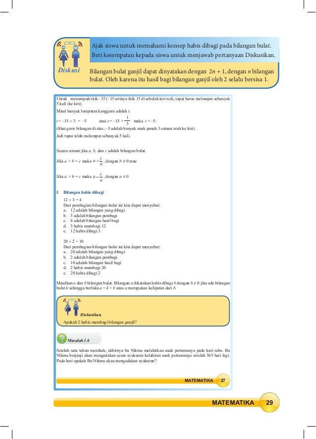 Buku Guru Matematika Kelas VII SMP Kurikulum 2013