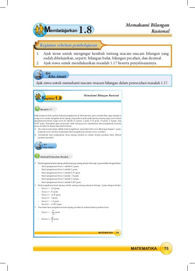 Buku Guru Matematika Kelas VII SMP Kurikulum 2013