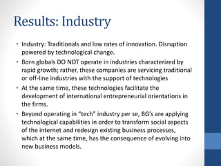 The Born Global Strategy | PPTX