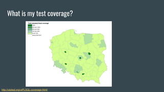 What is my test coverage?
http://utplsql.org/utPLSQL-coverage-html/
 