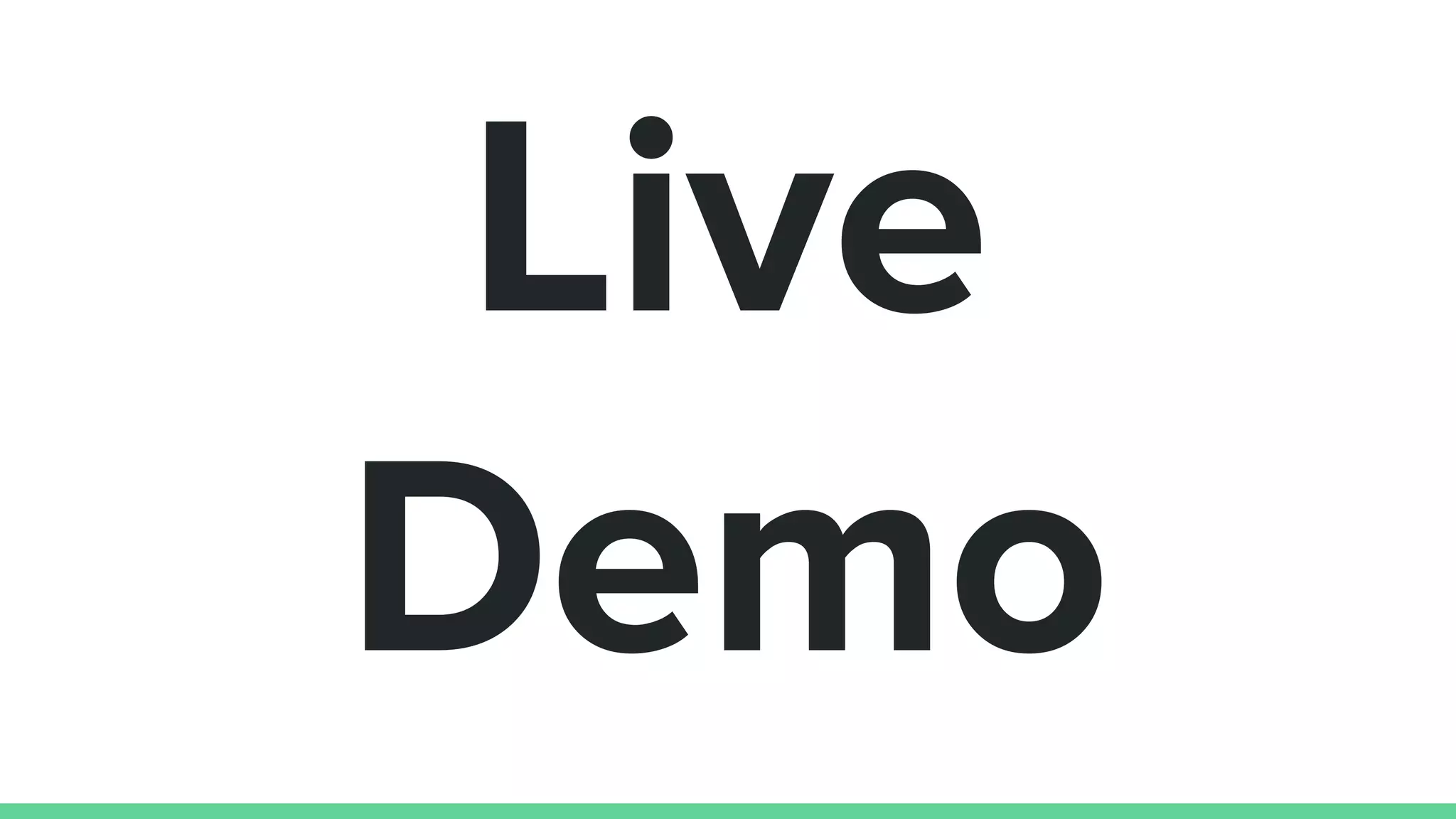 Live
Demo
 