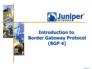 Introduction to  Border Gateway Protocol (BGP 4) Version 1.2 