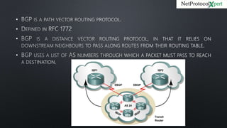 BGP (Border Gateway Protocol) | PPTX