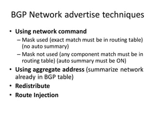 bgp features presentation routing protocle | PPT