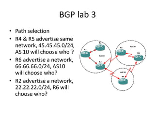 bgp features presentation routing protocle | PDF