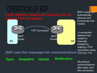 BGP protocol for telecommunication engineering | PPTX