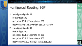Bgp Router In Iran protokol BGP (Border Gateway Protocol).pptx