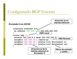 BGP-ASN y decriciones de BGP y como usar el ASN | PDF