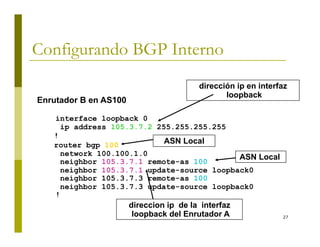 BGP-ASN y decriciones de BGP y como usar el ASN | PDF