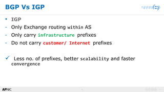 BGP Best Practices, presented by Imtiaz Sajid | PDF