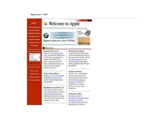 Apple.com - 1997
 