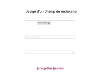 design d’un champ de recherche
 