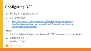 Bgpcep odl summit 2015 | PPTX