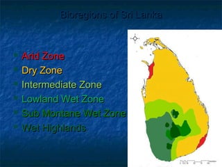 Sri Lanka’s geography & climate | PPT